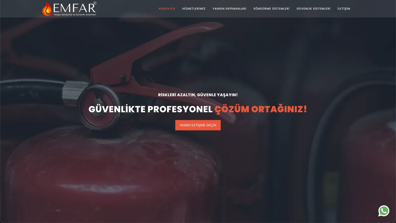 Emfar Yangın Söndürme — ekran görüntüsü
