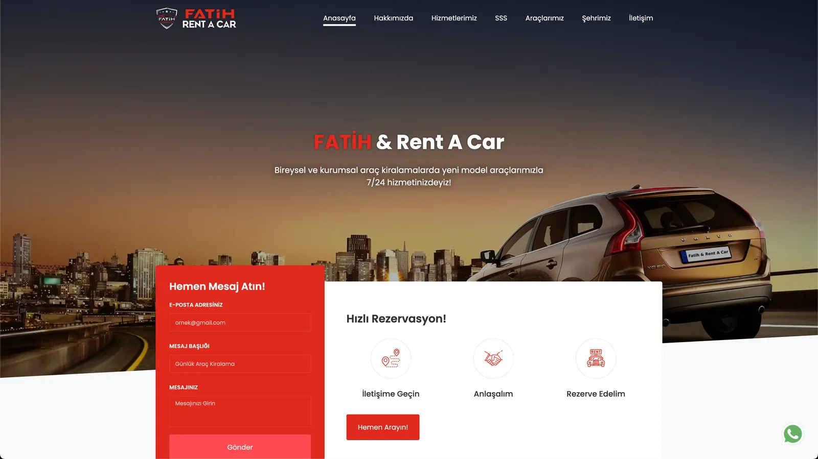 Fatih Rent A Car — ekran görüntüsü