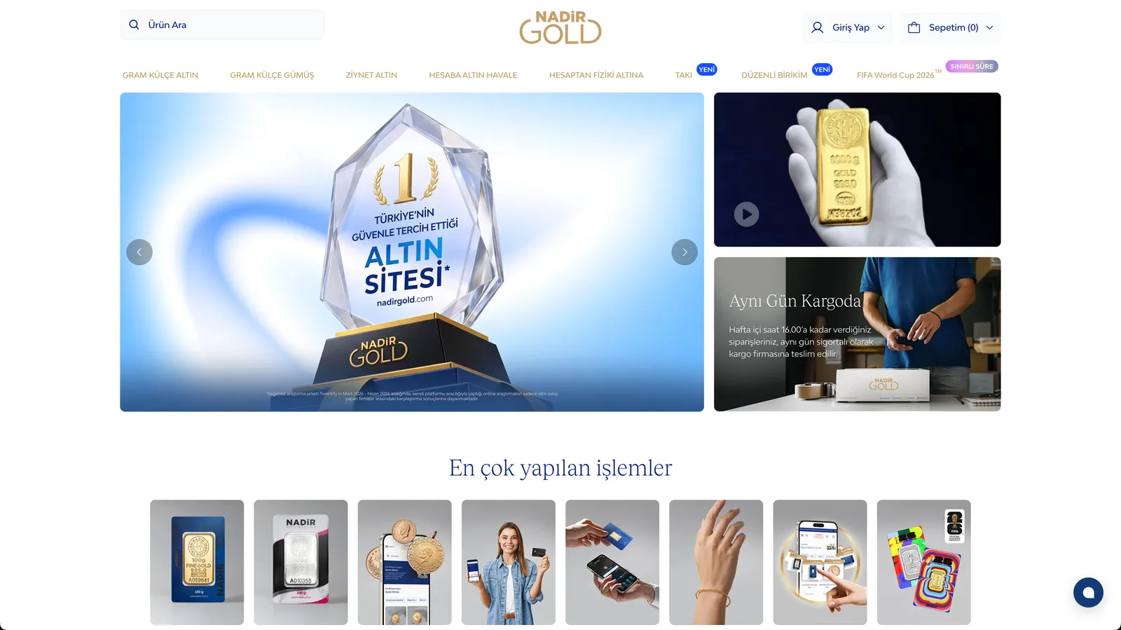 Nadir Gold — ekran görüntüsü
