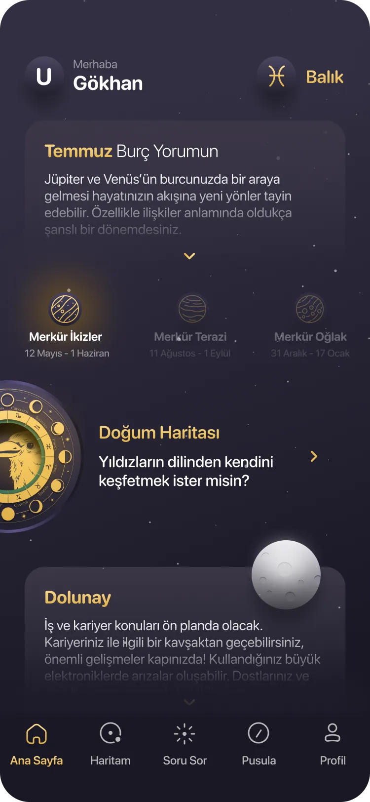 Stargaze Mobil — ekran görüntüsü