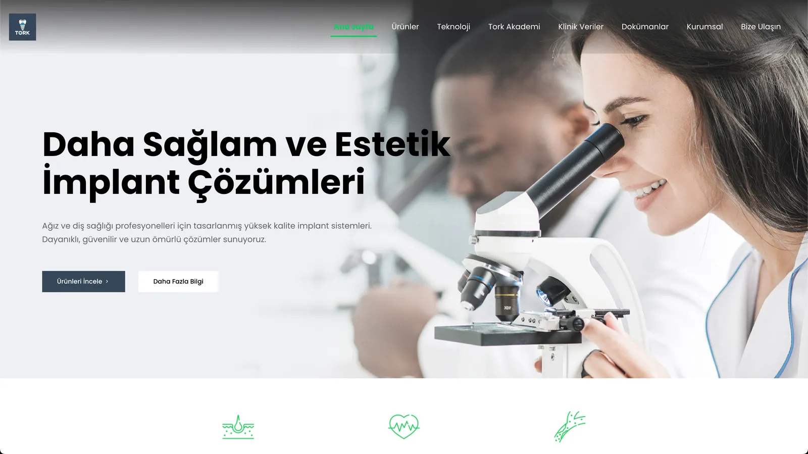 Tork İmplant — ekran görüntüsü